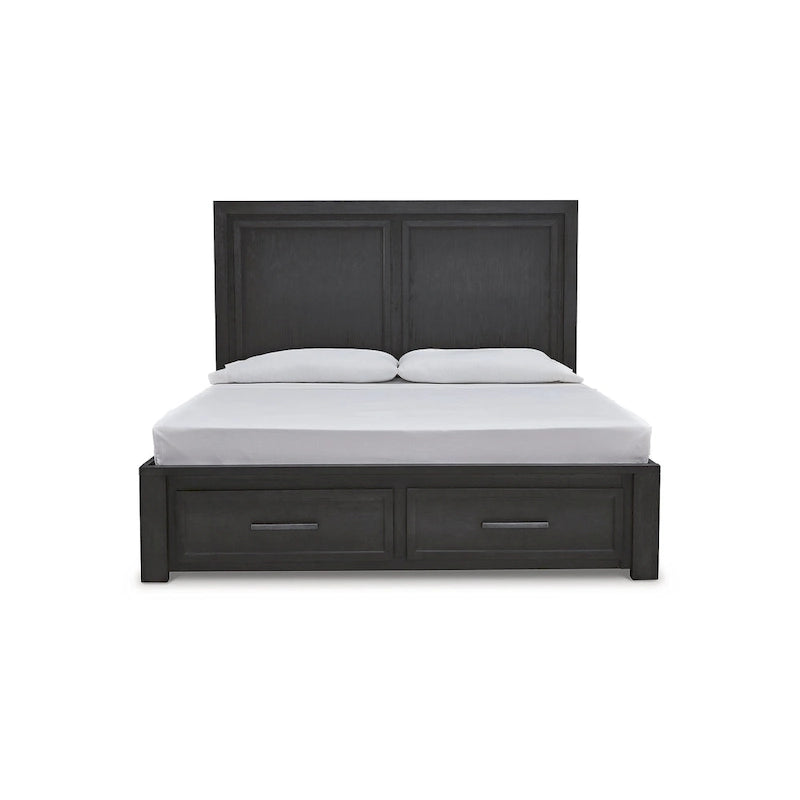 Signature Design by Ashley Foyland Black Storage Bed