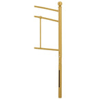 Tyler Arched King Size Gold Metal Headboard