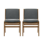 Coston Upholstered Dining Chairs by Christopher Knight Home- Set of 2