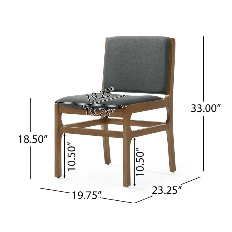 Coston Upholstered Dining Chairs by Christopher Knight Home- Set of 2