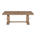 50 Solid Wood Pedestal Coffee Table