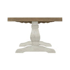 50 Solid Wood Pedestal Coffee Table