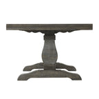 50 Solid Wood Pedestal Coffee Table