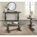 50 Solid Wood Pedestal Coffee Table