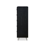 Modern Rectangular Wooden 5-Drawers Chest