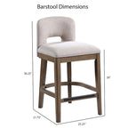 Bayonne Solid Wood Counter Stool