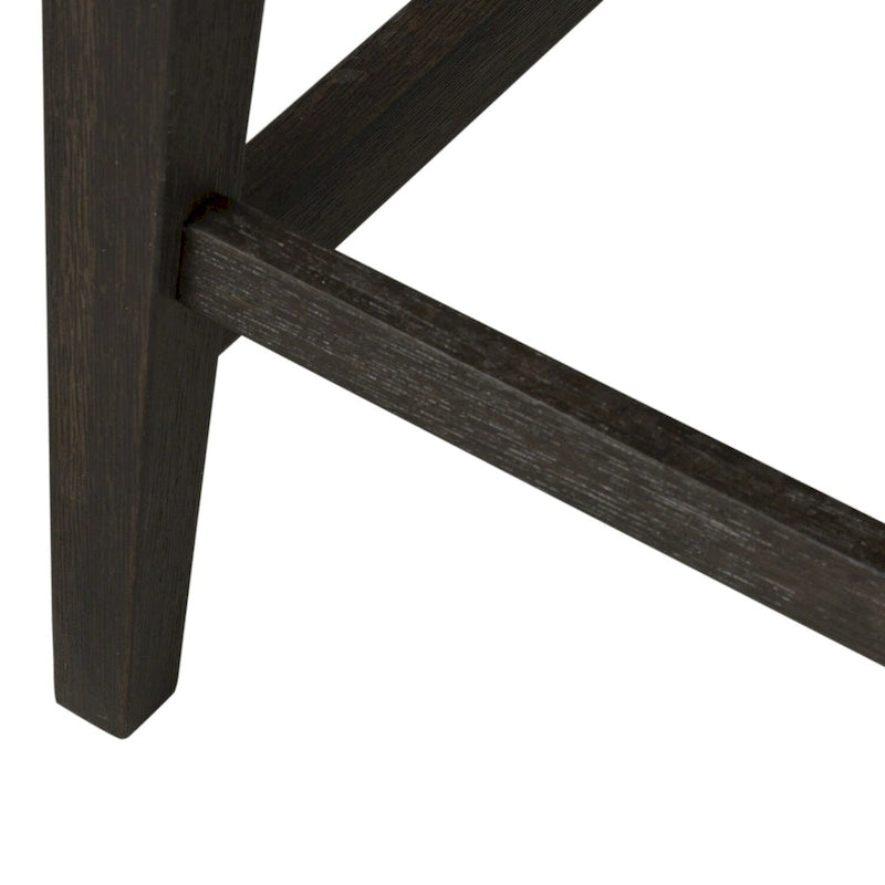 Double Bridge Dark Chestnut Counter Bench