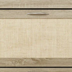 Shoe Cabinet, Shoe Rack Storage Organizer with 3 Flip Drawers Rattan