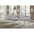 Monterey Solid Wood Dining Chair (Set of 2), White Stain and Grey by Martin Svensson Home