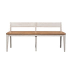Farmhouse Reimagined Antique White 6 Piece Trestle Set