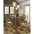 Signature Design by Ashley Ralene Medium Brown 5-Piece Counter Height Dining Package