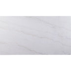 Rectangular Marble Dining Table in White and Weathered Espresso
