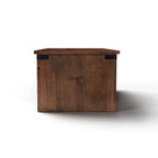 Bridgevine Home Farmhouse 48 inch Coffee Table, No Assembly Required, Aged Whiskey Finish