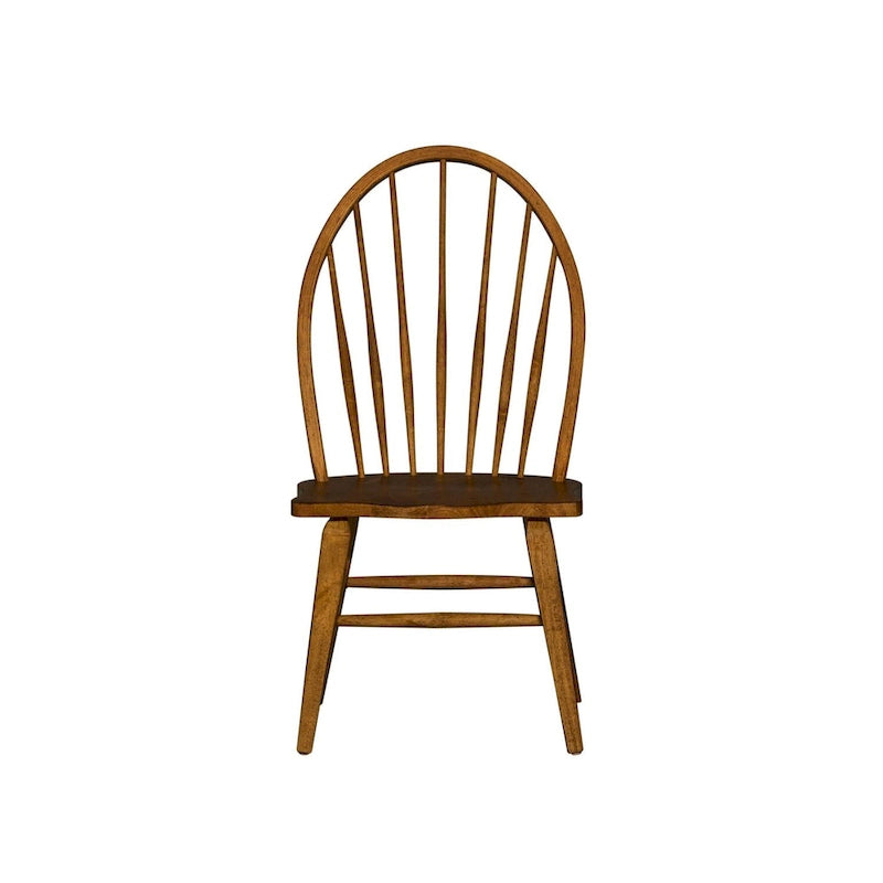 The Gray Barn Hearthstone Ridge Tobacco Windsor Back Side Chair (Set of 2)