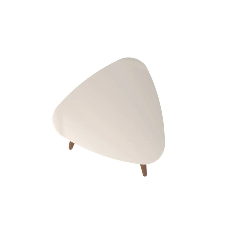 Utopia 19.88 High Triangle End Table With Splayed Wooden Legs