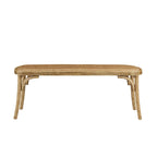 Bentwood Rattan Bench