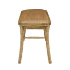 Bentwood Rattan Bench