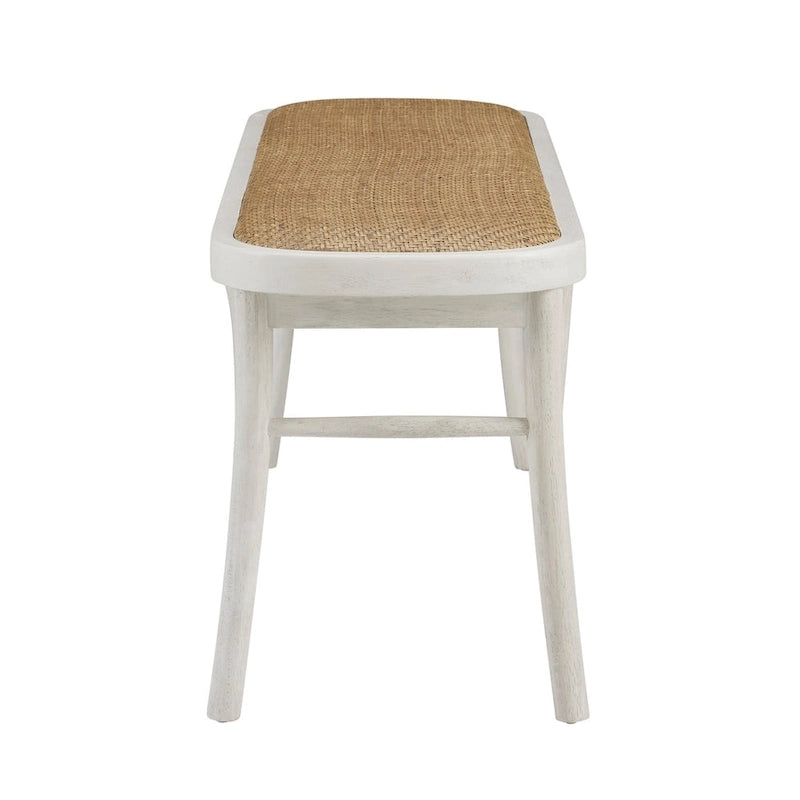 Bentwood Rattan Bench