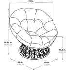 Woven Wicker Papasan Chair