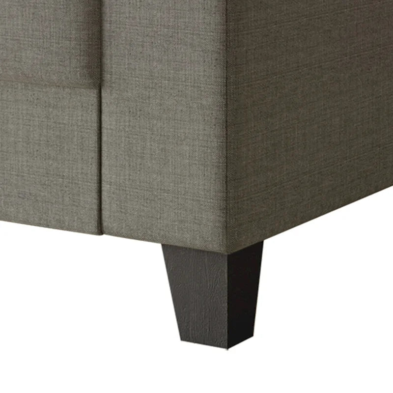 Simple Style Linen Upholstered Sofa