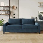 Simple Style Linen Upholstered Sofa