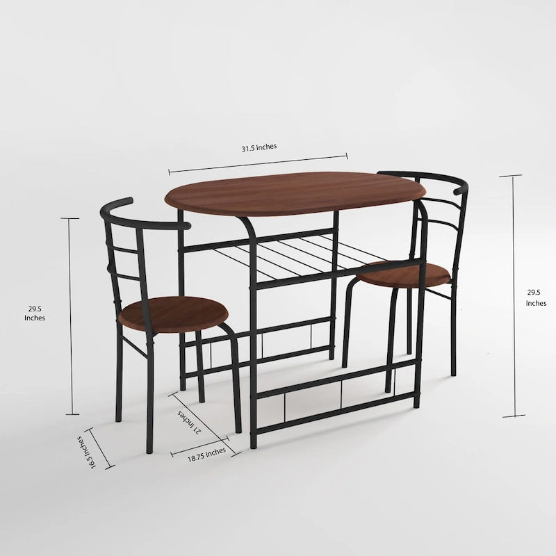 Porch & Den Barclay 3-piece Bistro Set