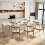 Multifunctional Extendable Wooden Dining Table