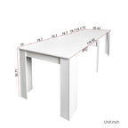 Multifunctional Extendable Wooden Dining Table