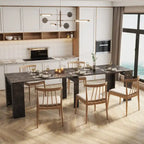 Multifunctional Extendable Wooden Dining Table