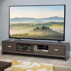 Extra Wide Low Profile TV Stand, for TVs up to 85