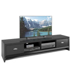 Extra Wide Low Profile TV Stand, for TVs up to 85