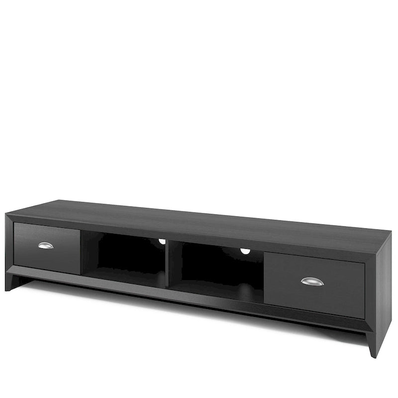 Extra Wide Low Profile TV Stand, for TVs up to 85