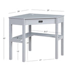 Poppy Corner Classic Writing Desk with Storage