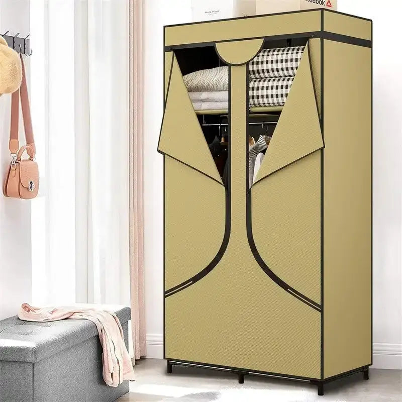 Portable Wardrobe Closet Clothing Organizer - 17.7D x 34.6W x 66.1H