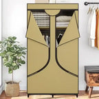 Portable Wardrobe Closet Clothing Organizer - 17.7D x 34.6W x 66.1H