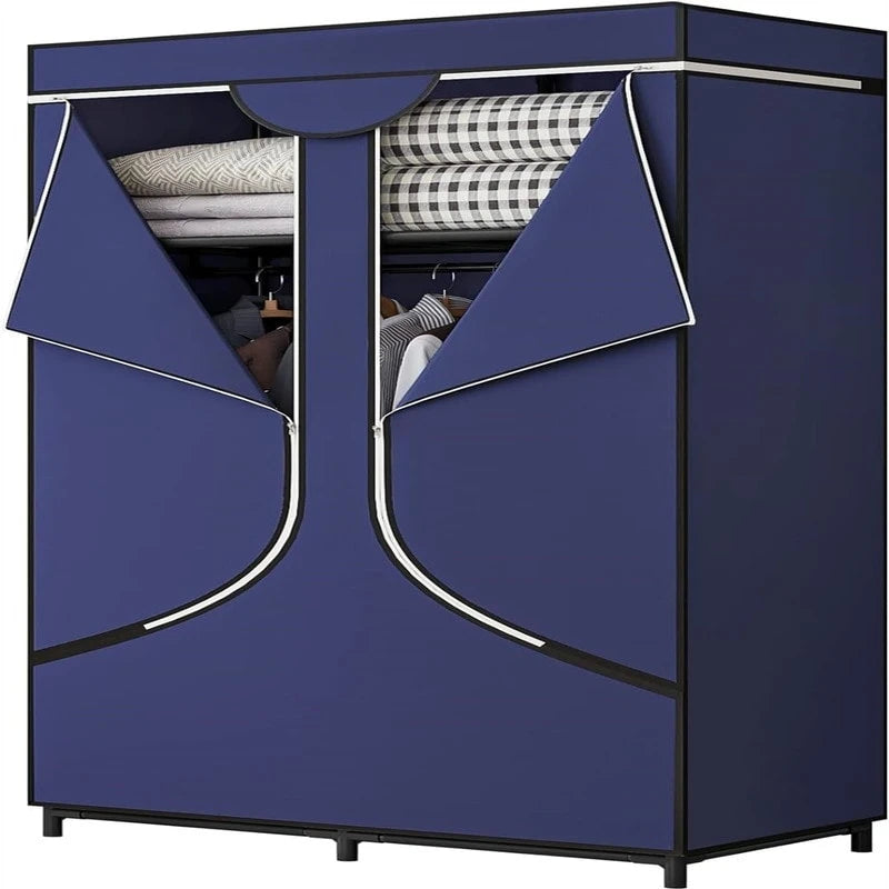 Portable Wardrobe Closet Clothing Organizer - 17.7D x 34.6W x 66.1H