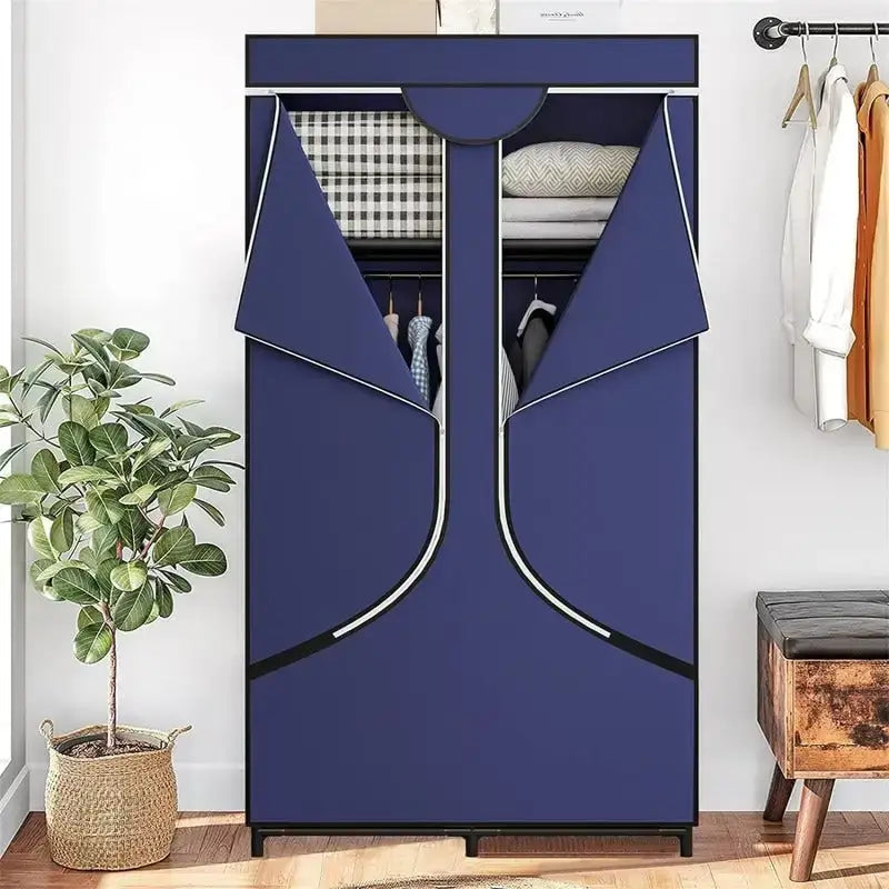 Portable Wardrobe Closet Clothing Organizer - 17.7D x 34.6W x 66.1H