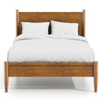 Fopp Mid-century Modern Oak Wood 2-Piece Platform Bedroom Set by Furniture of America