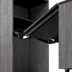 Orion 30W Tall Storage Cabinet with Doors and Fold-Out Desk by Bestar
