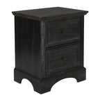 Farmhouse Basics King Bedroom Set with 2 Nightstands, 1 Dresser and 1 Mirror