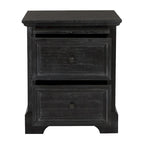Farmhouse Basics King Bedroom Set with 2 Nightstands, 1 Dresser and 1 Mirror