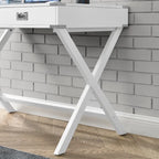 Solid Wood Computer Desk with Drawers