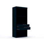 Mulberry Open 3 Sectional Modern 4 Drawer Wardrobe Corner Closet Set of 3