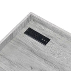 Jaxon Industrial 63-inch Steel Computer Desk with USB Ports by Furniture of America