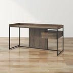 Jaxon Industrial 63-inch Steel Computer Desk with USB Ports by Furniture of America