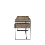 Jaxon Industrial 63-inch Steel Computer Desk with USB Ports by Furniture of America