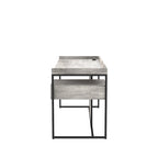 Jaxon Industrial 63-inch Steel Computer Desk with USB Ports by Furniture of America