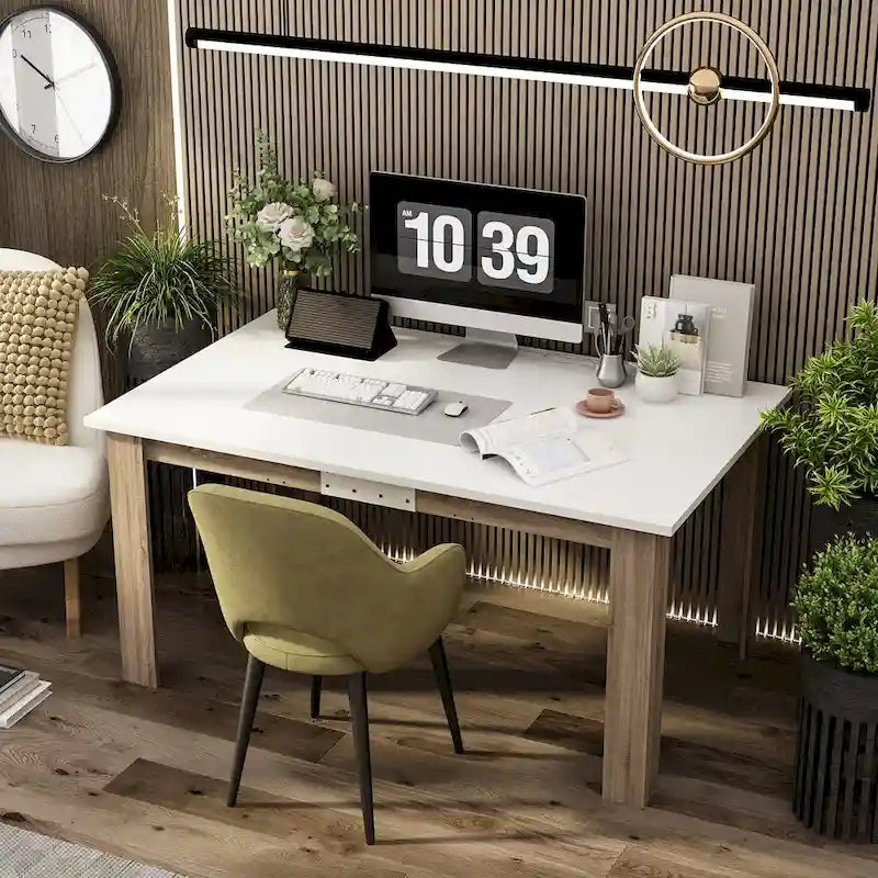 Modern Dining Table 4-6 People Kitchen Dining Room Table Extendable