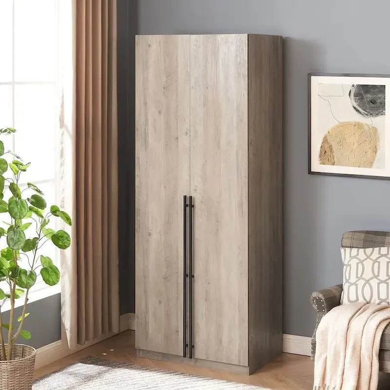Manhattan Comfort Lee Modern 1.0 Freestanding Wardrobe Closet Armoire