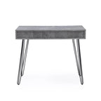 Laurel Grey Mid-century Modern 2-drawer Home Office Desk